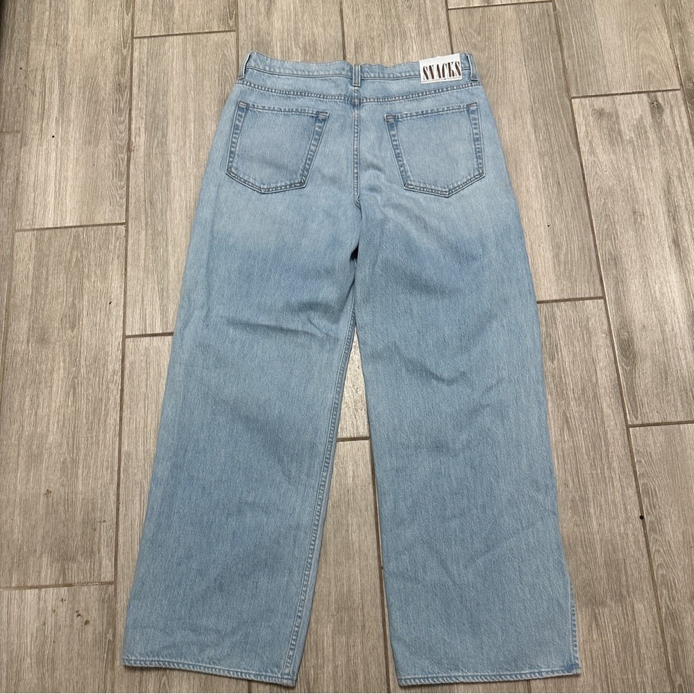 Mother SNACKS! The Fun Dip Puddle Slice Jeans 31 - Picture 3 of 4